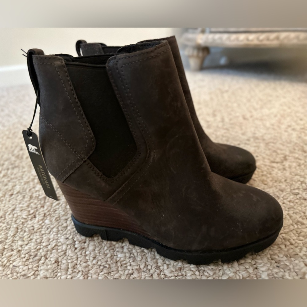 New waterproof Sorel bootie.